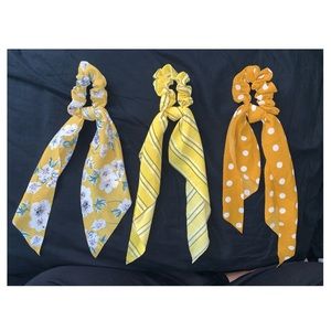 Pack of 3 Scarf Scrunchies